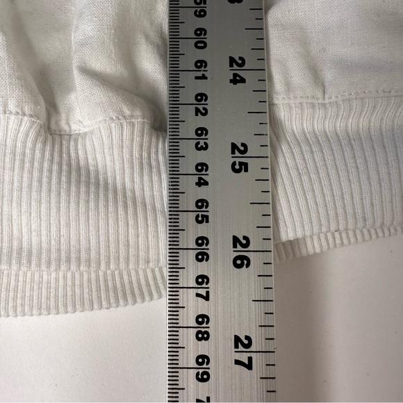 Men’s 1/4 Front Button Blue White Short Sleeve Shirt Medium - Picture 6 of 6